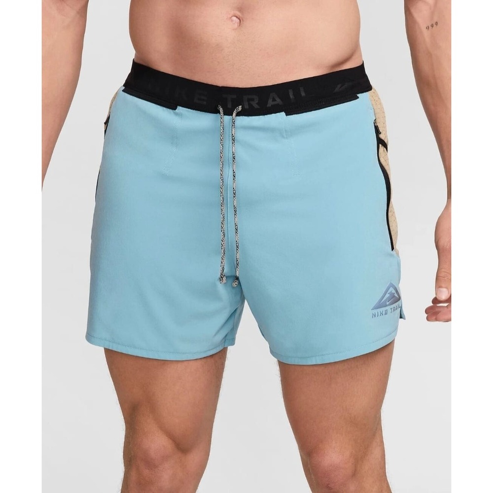Nike Trail Running Shorts‎ Mens Size  Small Brief Lined FB4194-464 Blue NEW